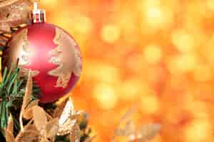 Free photo christmas ball