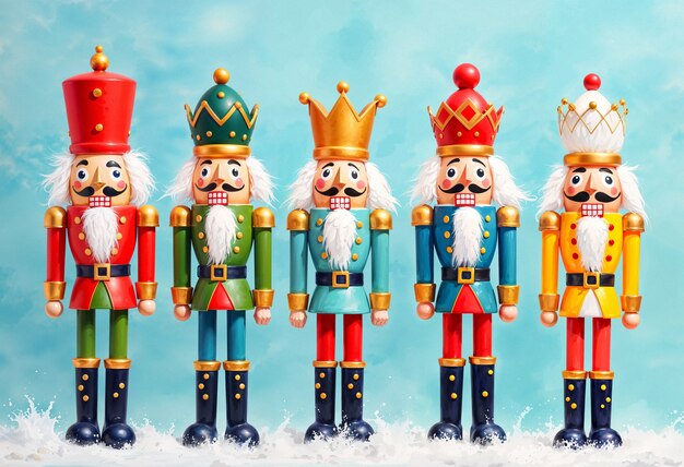 Christmas celebration nutcracker illustration
