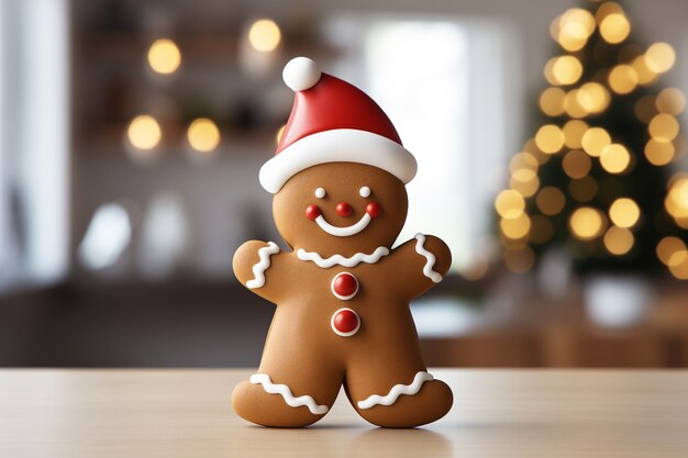 Christmas celebration with gingerbread