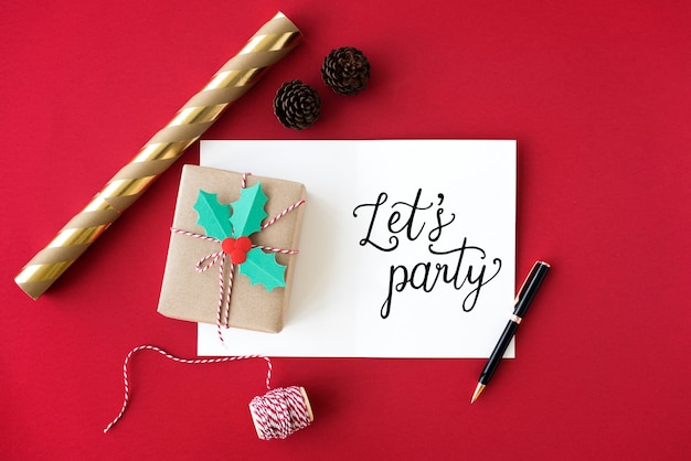 Free photo christmas cheers celebration party xmas concept