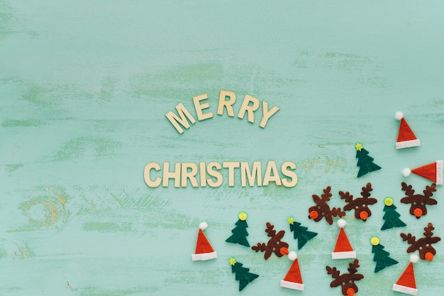 Christmas concept with letters