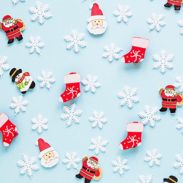 Christmas concept with small figures