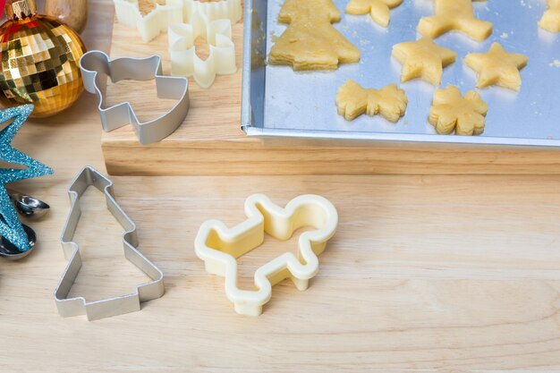 Christmas cookies preparation