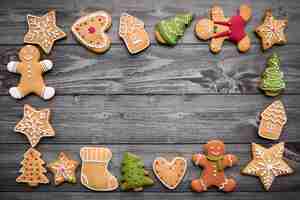 Free photo christmas cookies