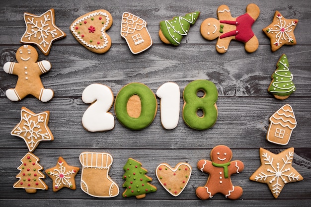 Free photo christmas cookies