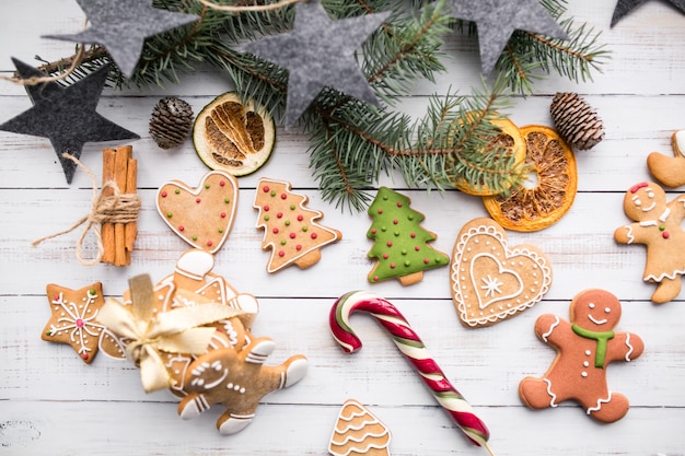 Free photo christmas cookies