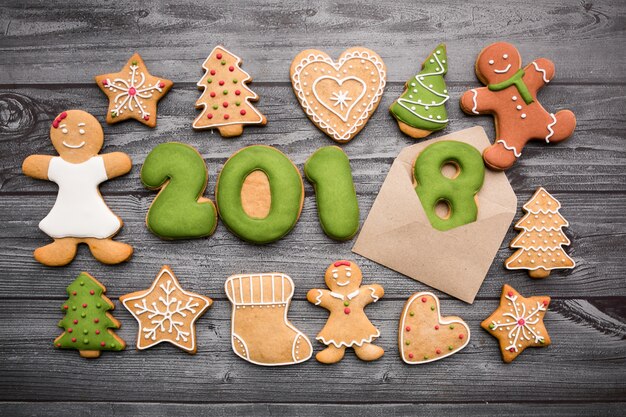 Free photo christmas cookies