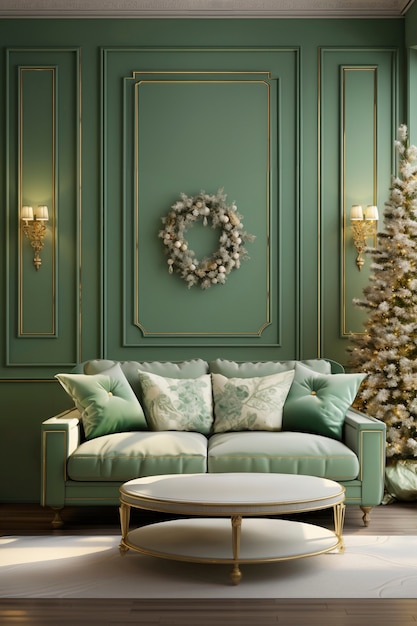 Free photo christmas decor house