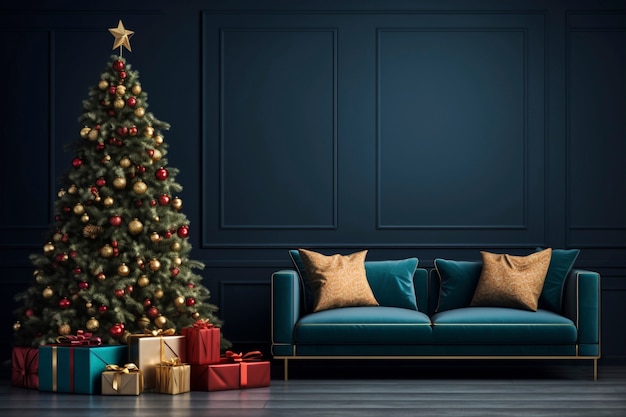 Free photo christmas decor house