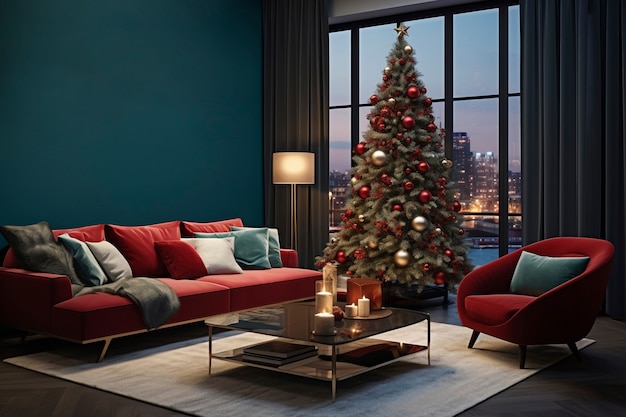 Free photo christmas decor house