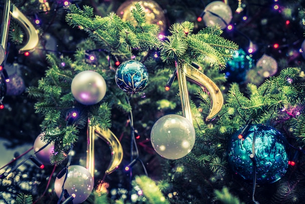 Christmas decoration ornament background
