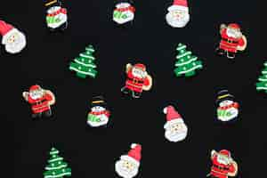 Free photo christmas figures background