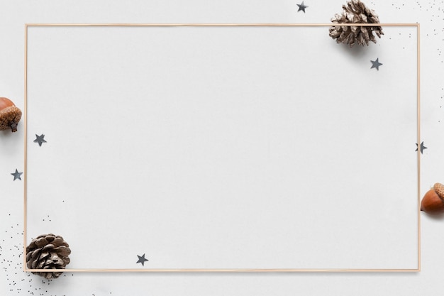 Christmas frame social media post background