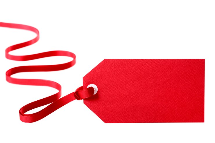 Free Photo christmas gift label 