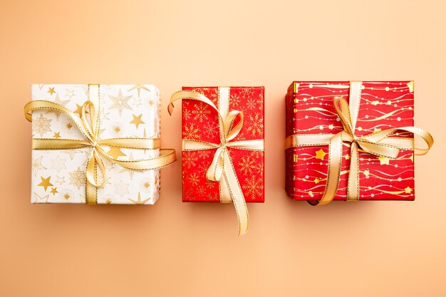 무료 사진 크리스마스 선물 또는 선물 상자