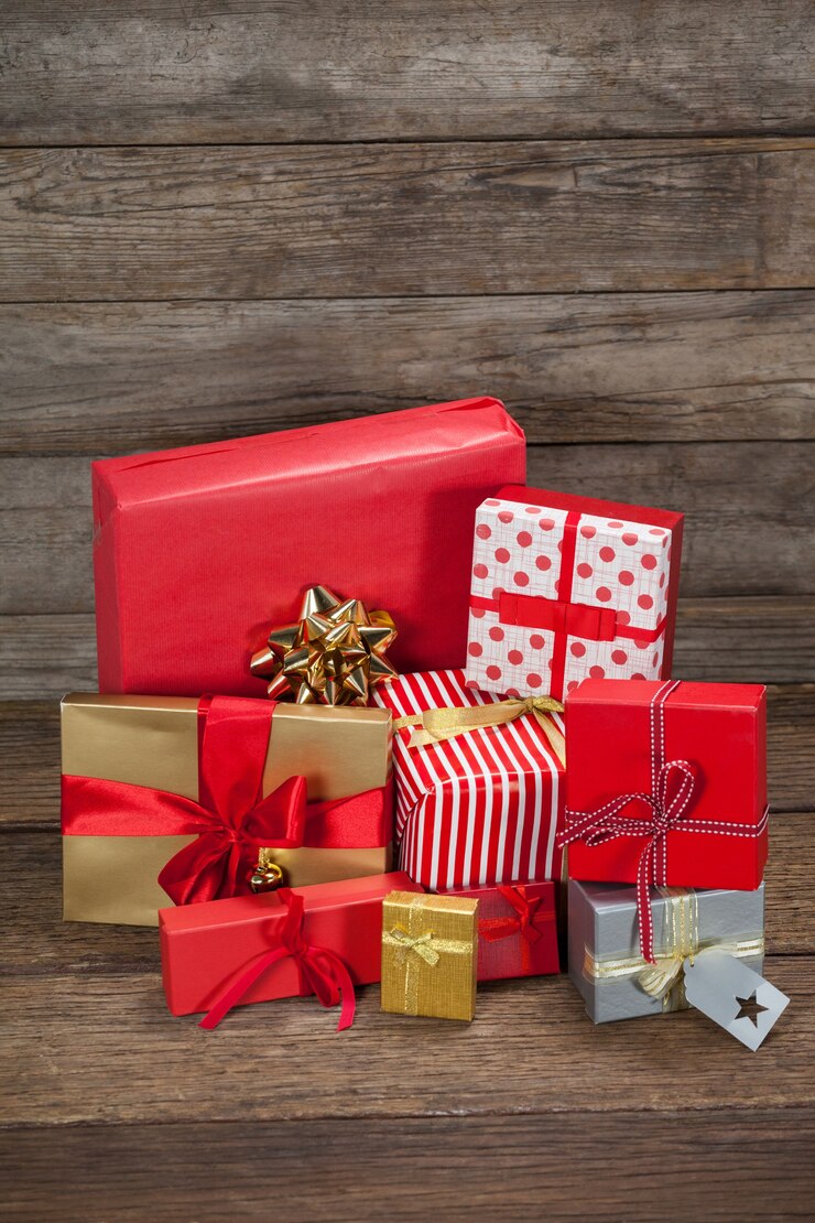 無料Photo クリスマスプレゼントは、積み上げ