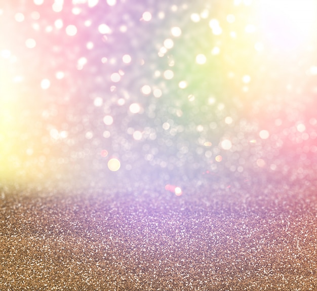 Free photo christmas glitter and bokeh lights background