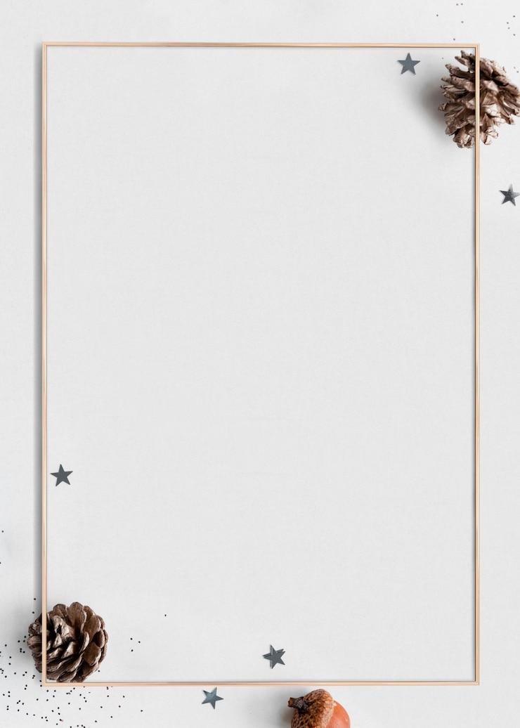 Free Photo christmas gold frame social media banner background