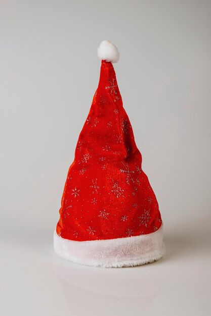 Christmas hat on white background