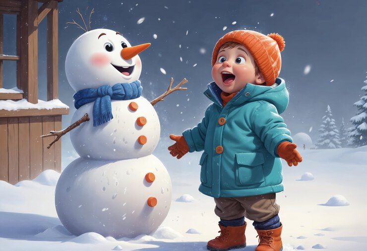 Free Photo christmas illustration in watercolor style