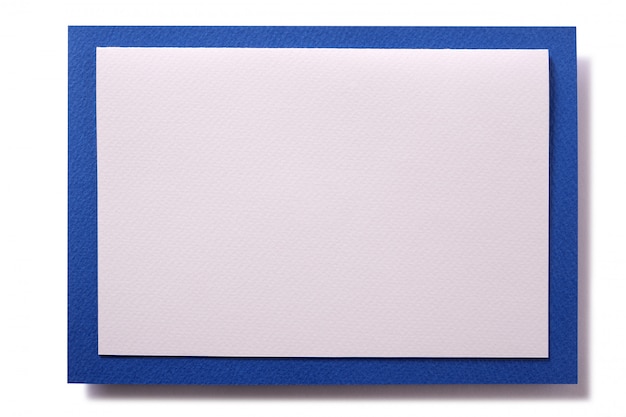 Bordo blu della carta dell'invito di natale