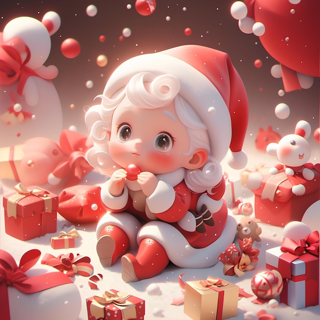 Free photo christmas santa claus