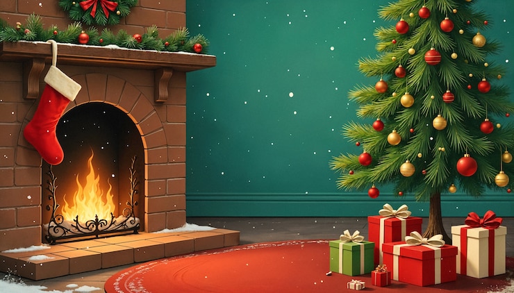 Free Photo christmas season celebration illustration