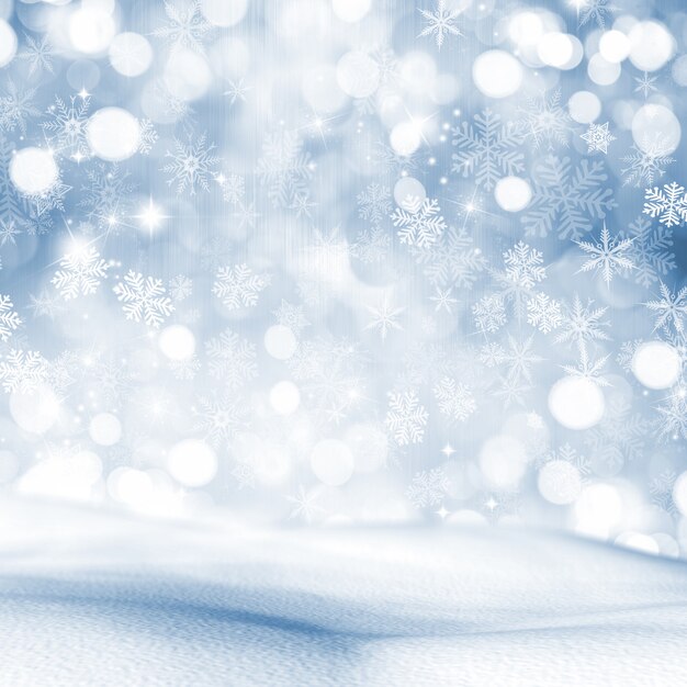 Christmas snowflake background