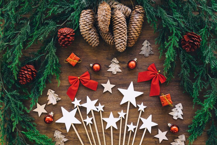 Free Photo christmas star elements