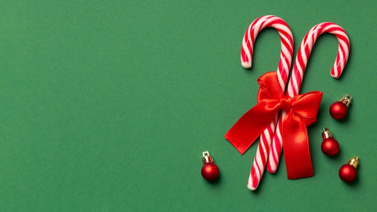 Free Photo christmas still life assortment with copy space