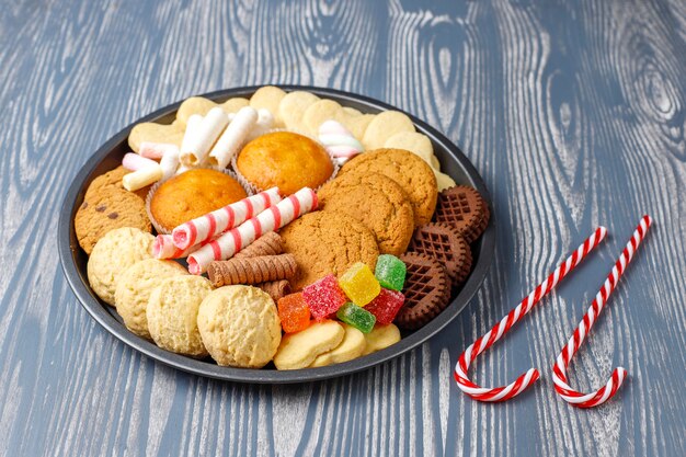 Christmas sweets platter.