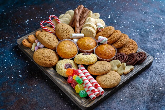 Christmas sweets platter.