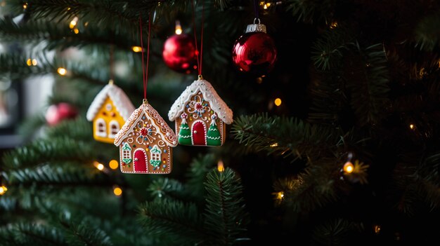 Christmas tree house ornaments