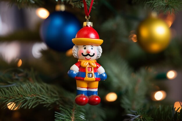 Christmas tree nutcracker ornament