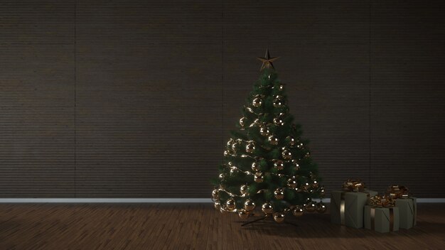 クラフト用紙の背景にクリスマス背景レイアウト 無料の写真