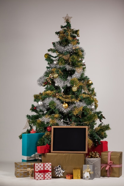 Christmas tree with gifts