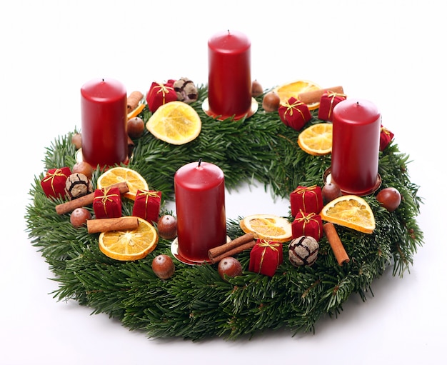 Christmas wreath Free Photo