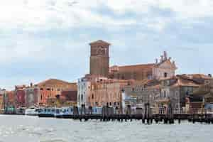 Free photo church of santa maria assunta in venice italy