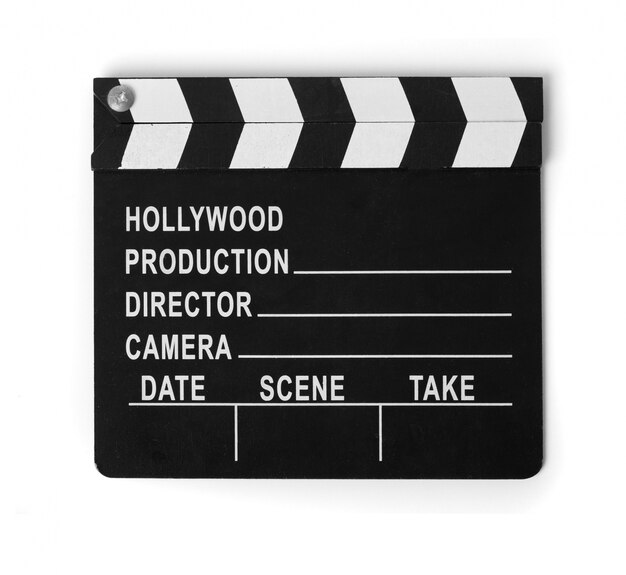 cinema clapperboard