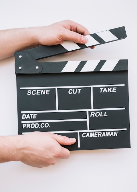 Free photo cinema clapperboard