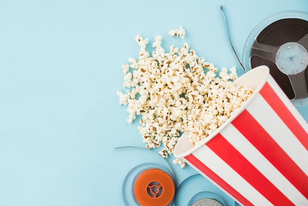 cinema concept with various elements
