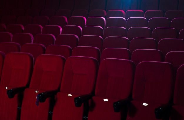 Cinema seats still life