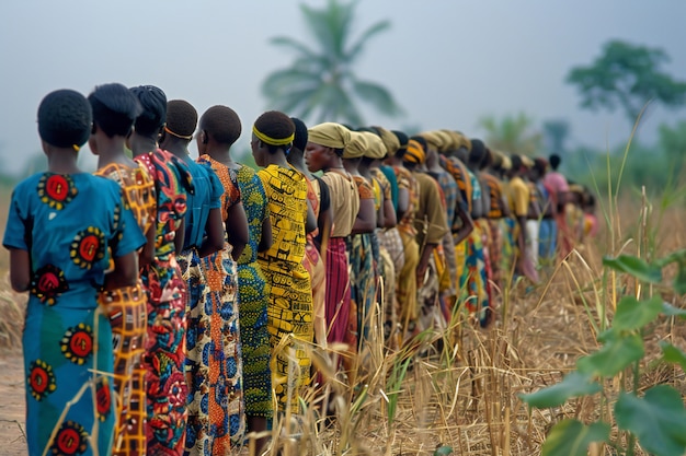 Cinematic rendering showing the great migration