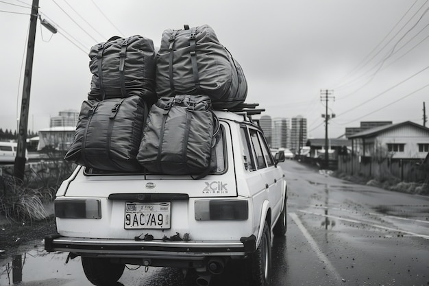 Free photo cinematic rendering showing the great migration