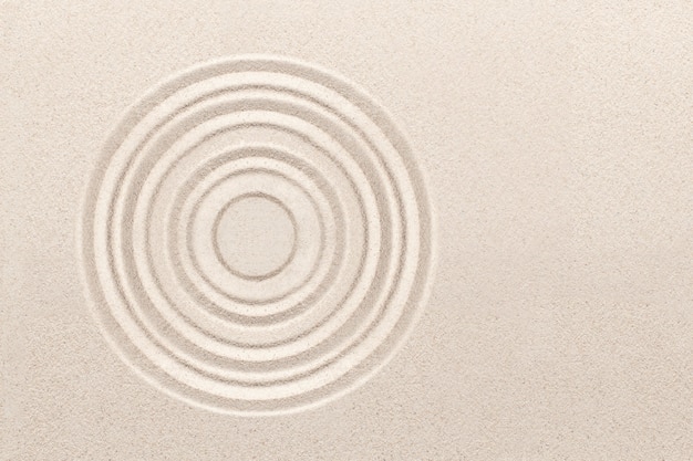 無料写真 マインドフルネスの概念で円禅砂の背景