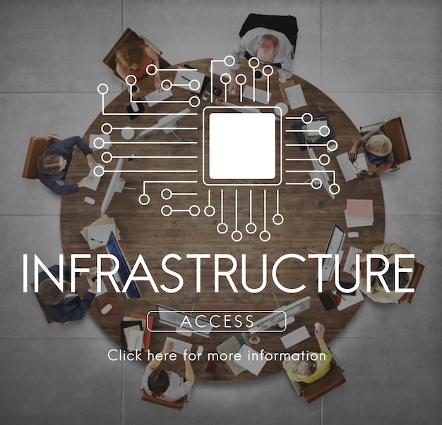 Foto gratuita concetto di tecnologia del circuito integrato del circuito stampato