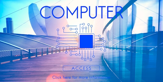 Circuit Board Chip Technology Concept