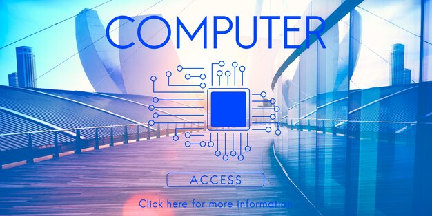 Circuit Board Chip Technology Concept