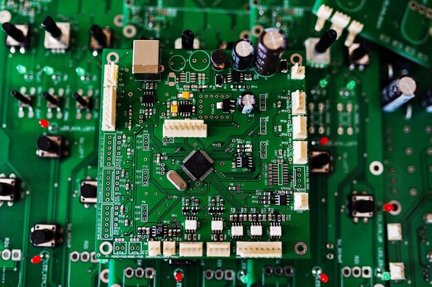 Circuit board of electronic computer hardware technology Motherboard digital chip