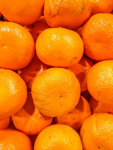 Citrus mandarin fruit closeup ripe